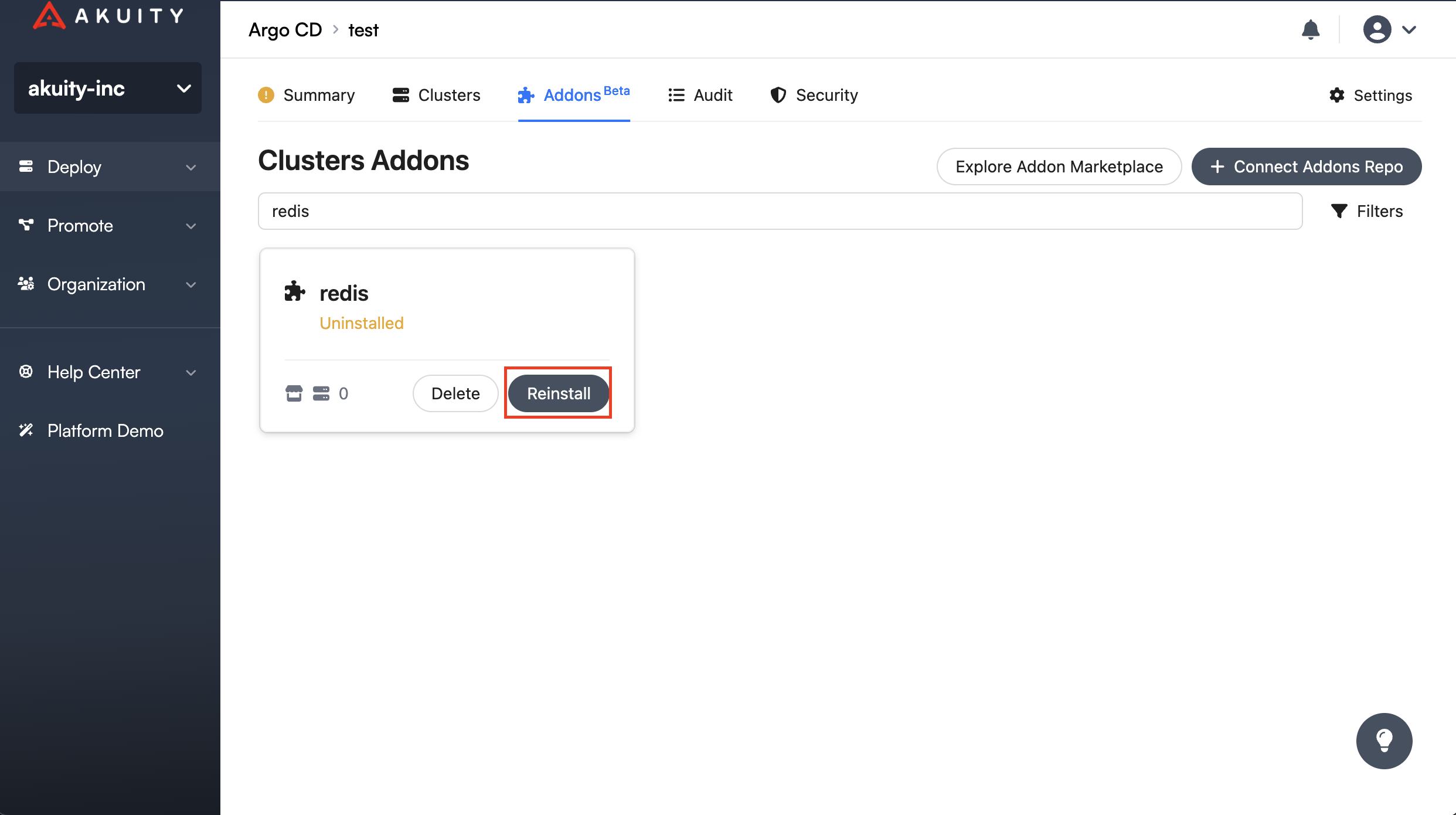 Marketplace Reinstall