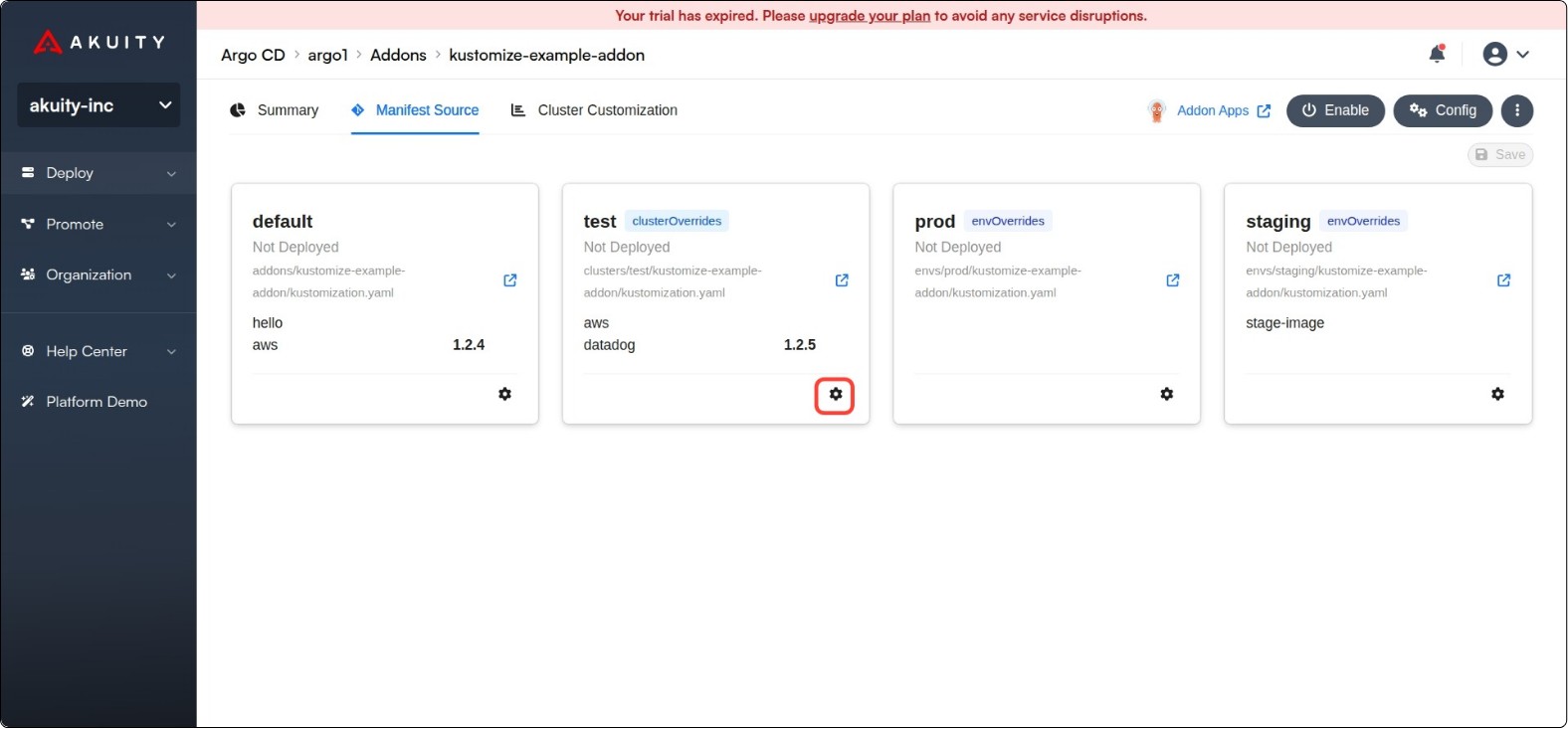 Addon Application