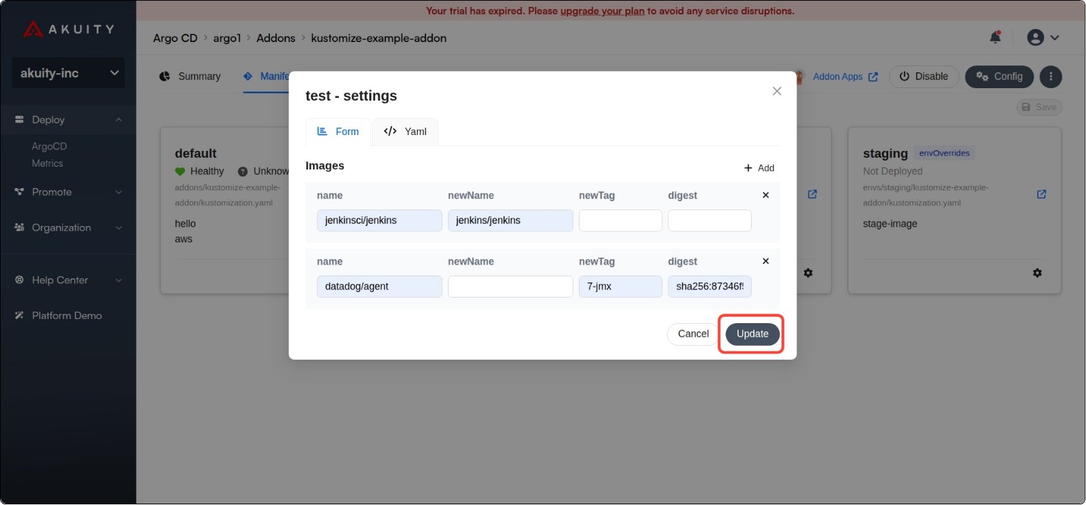 Addon Application