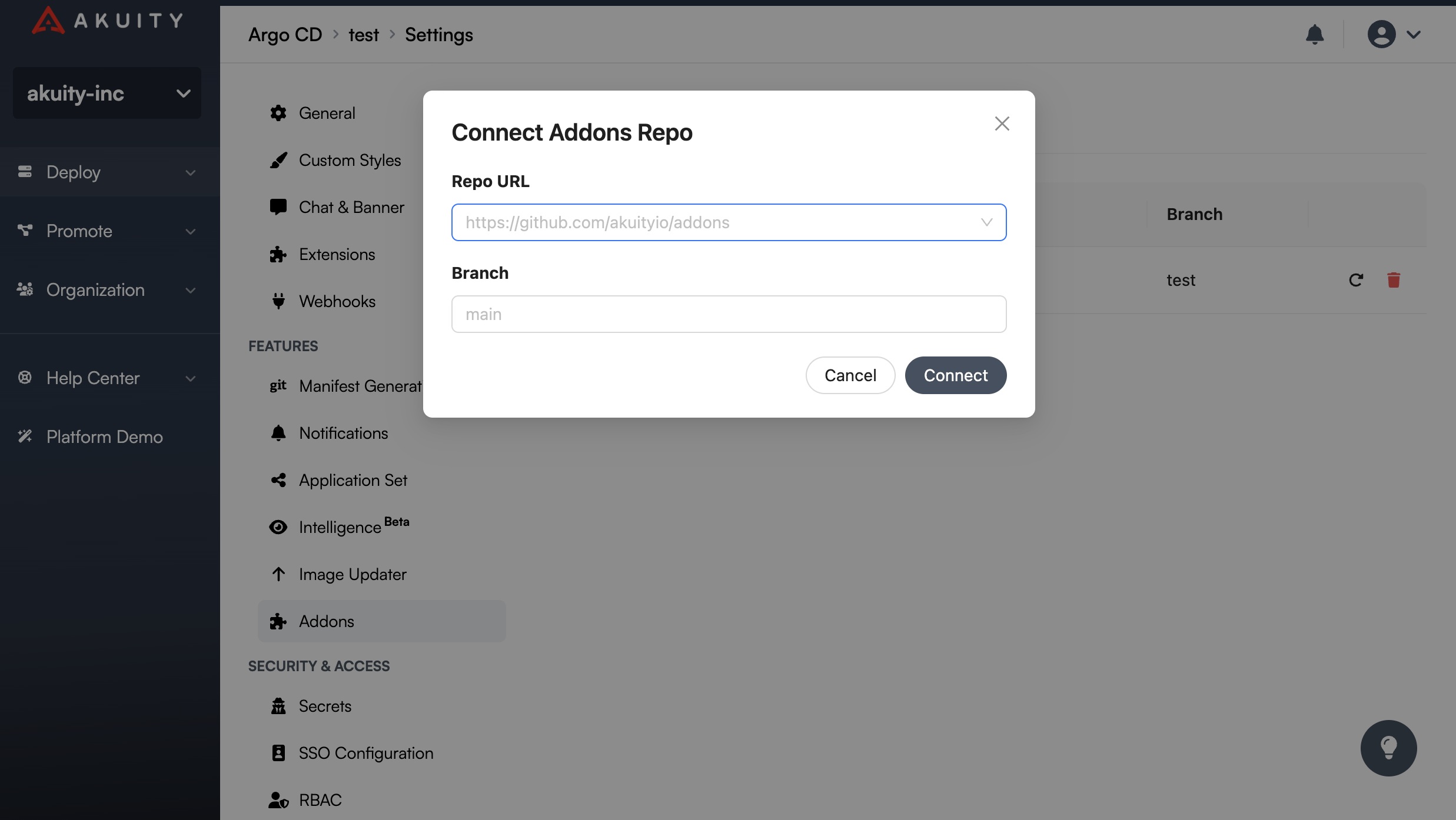Connect Addons Repo