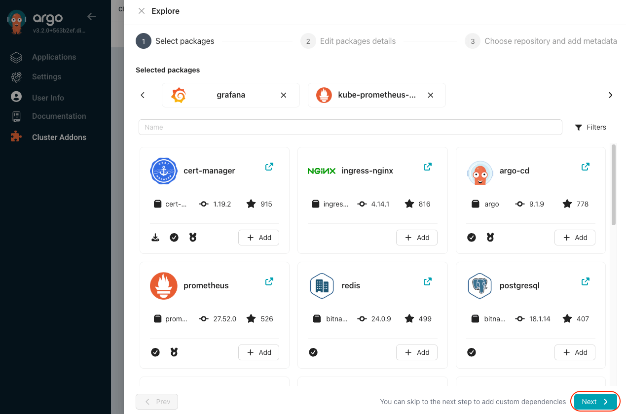 Install Marketplace Addon Step 1