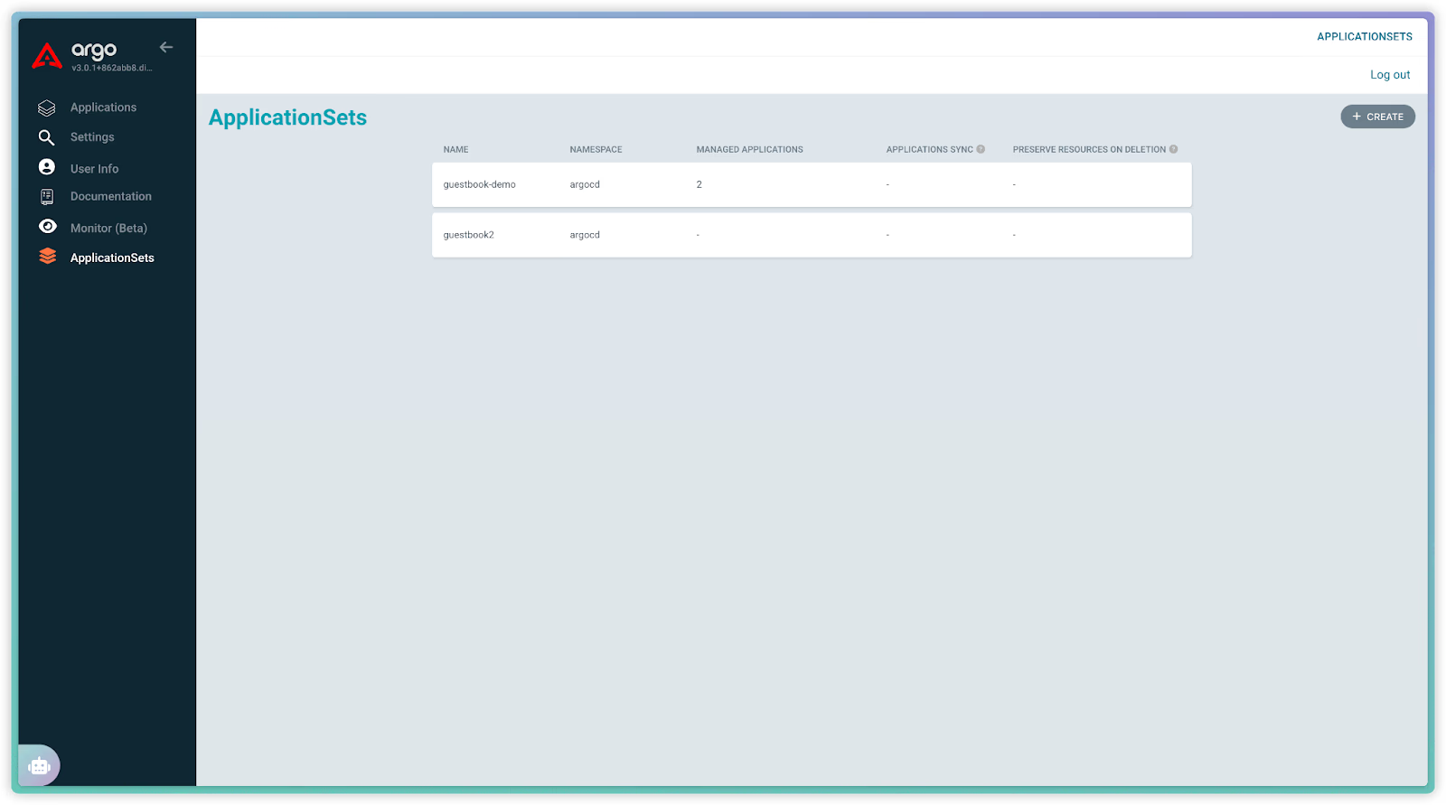 Create ApplicationSet