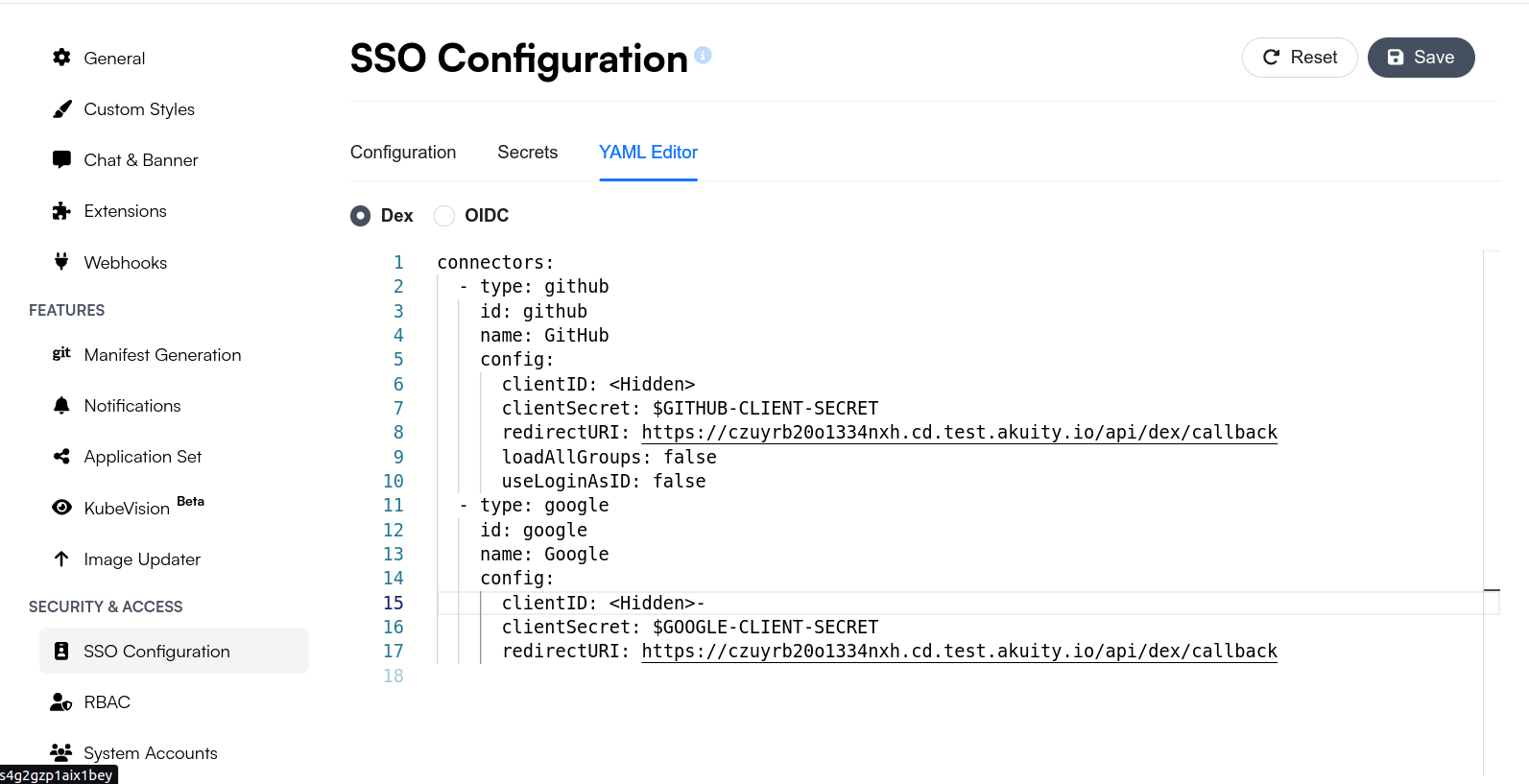 YAML Editor