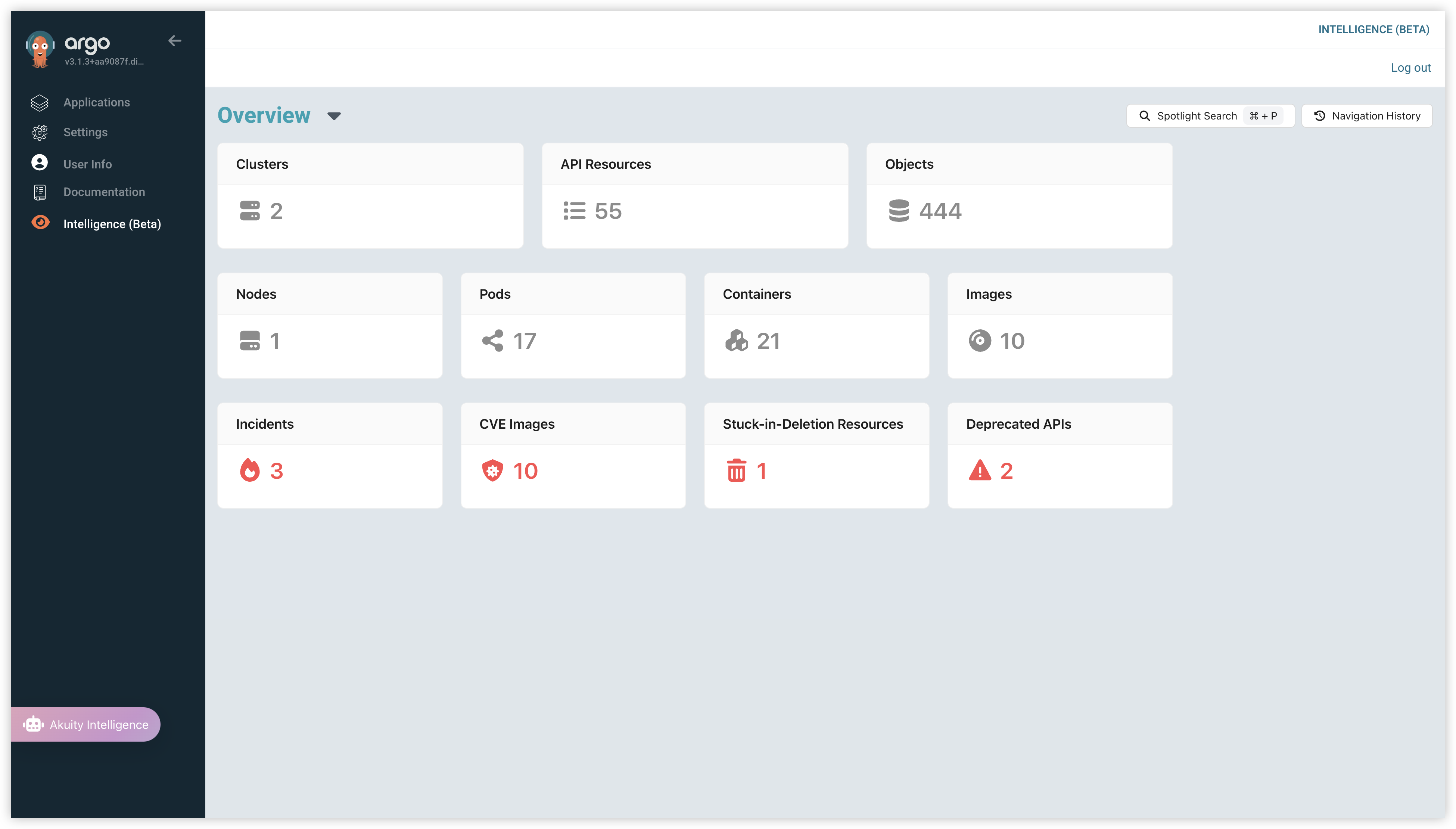 Argo CD UI