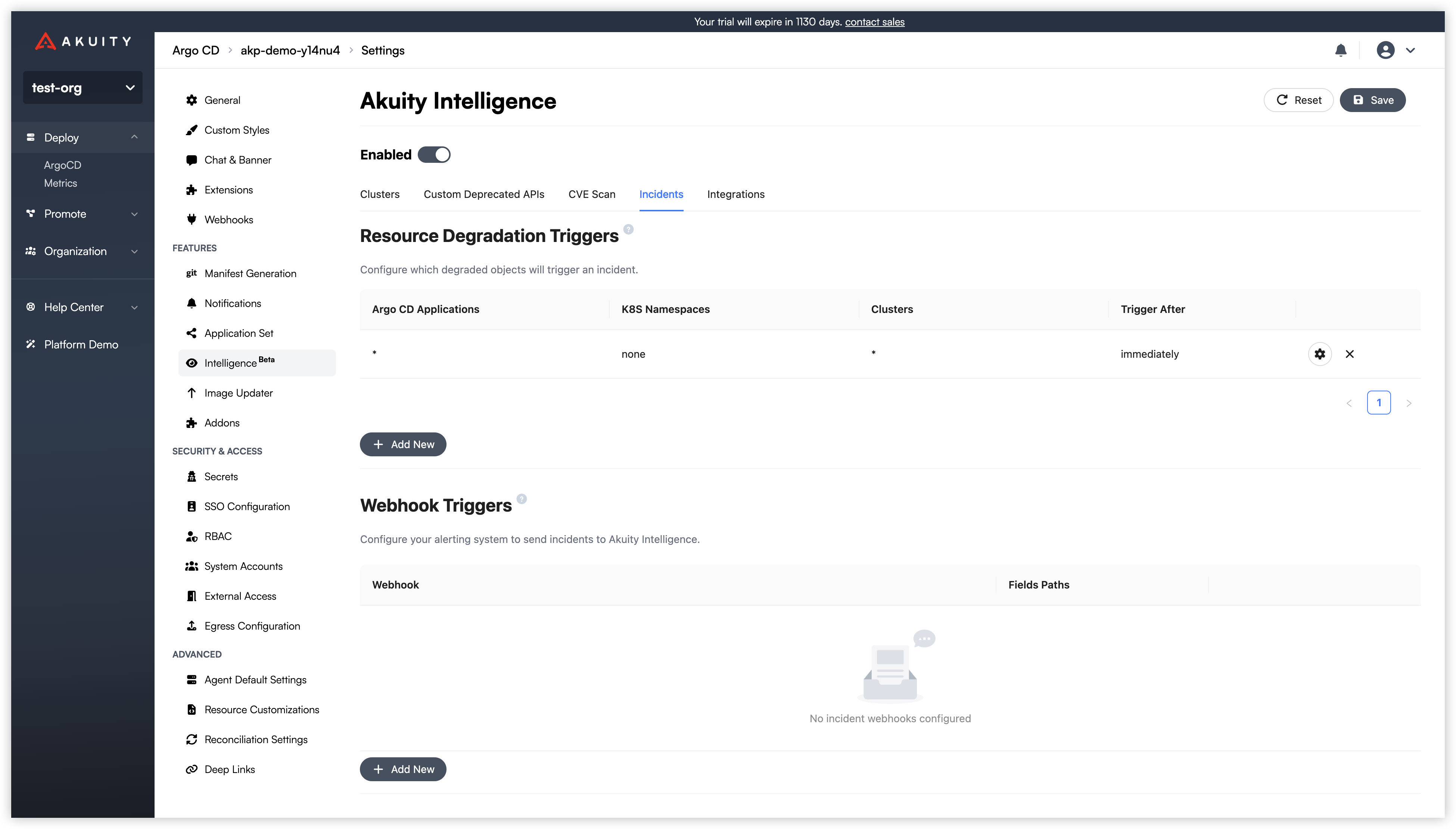 Auto-creation triggers