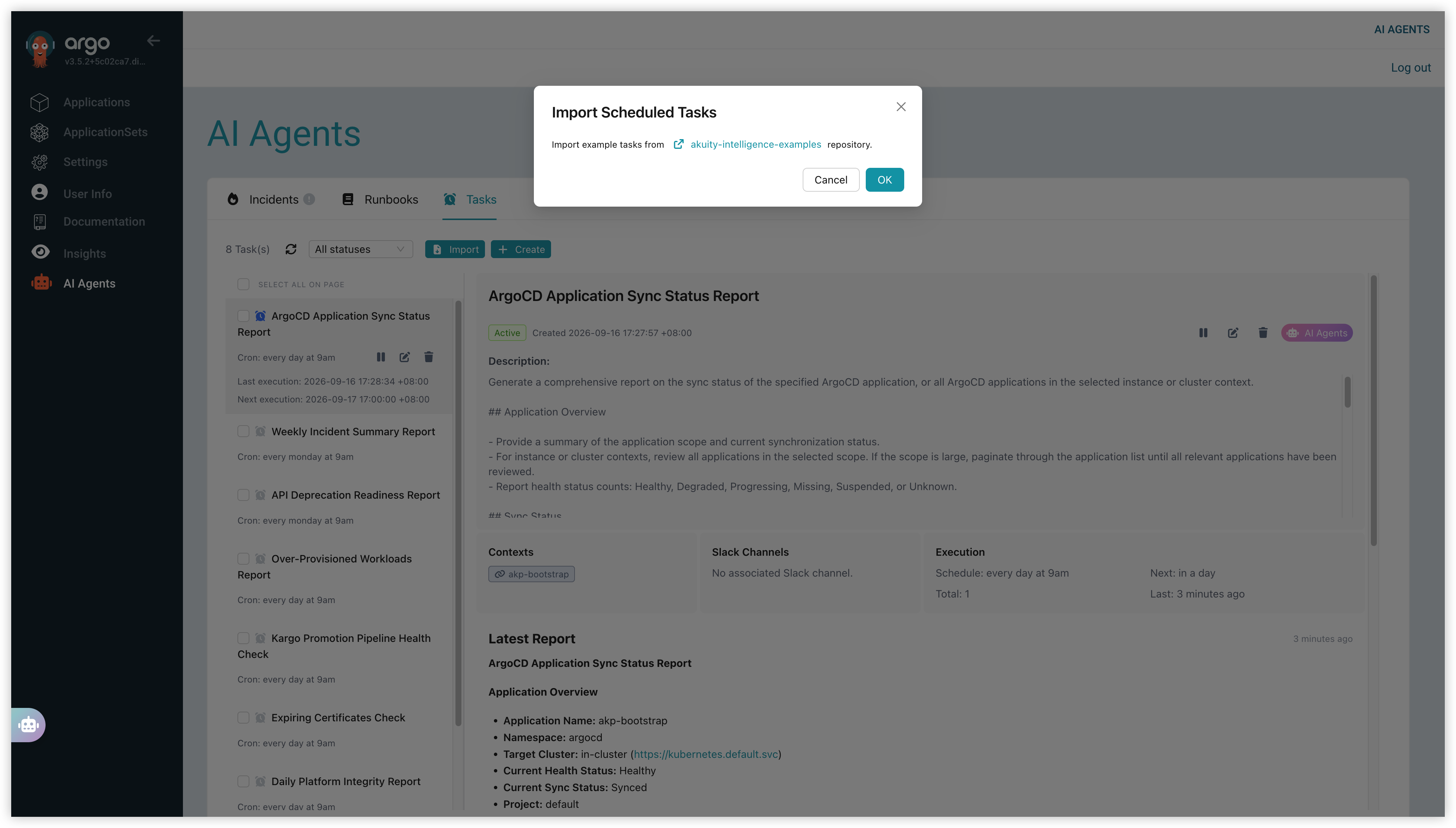 Example Tasks