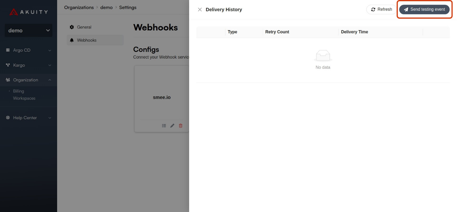 Webhook Testing