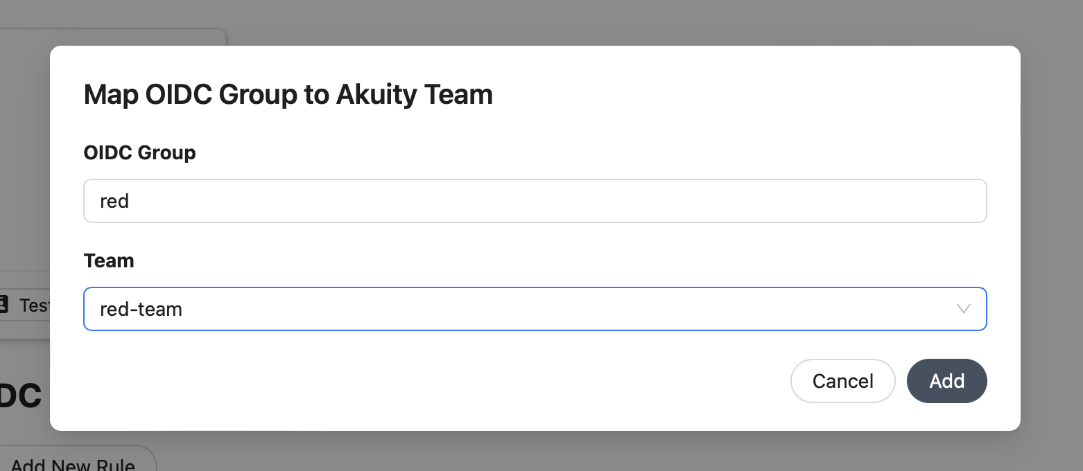 Add OIDC Team Mapping