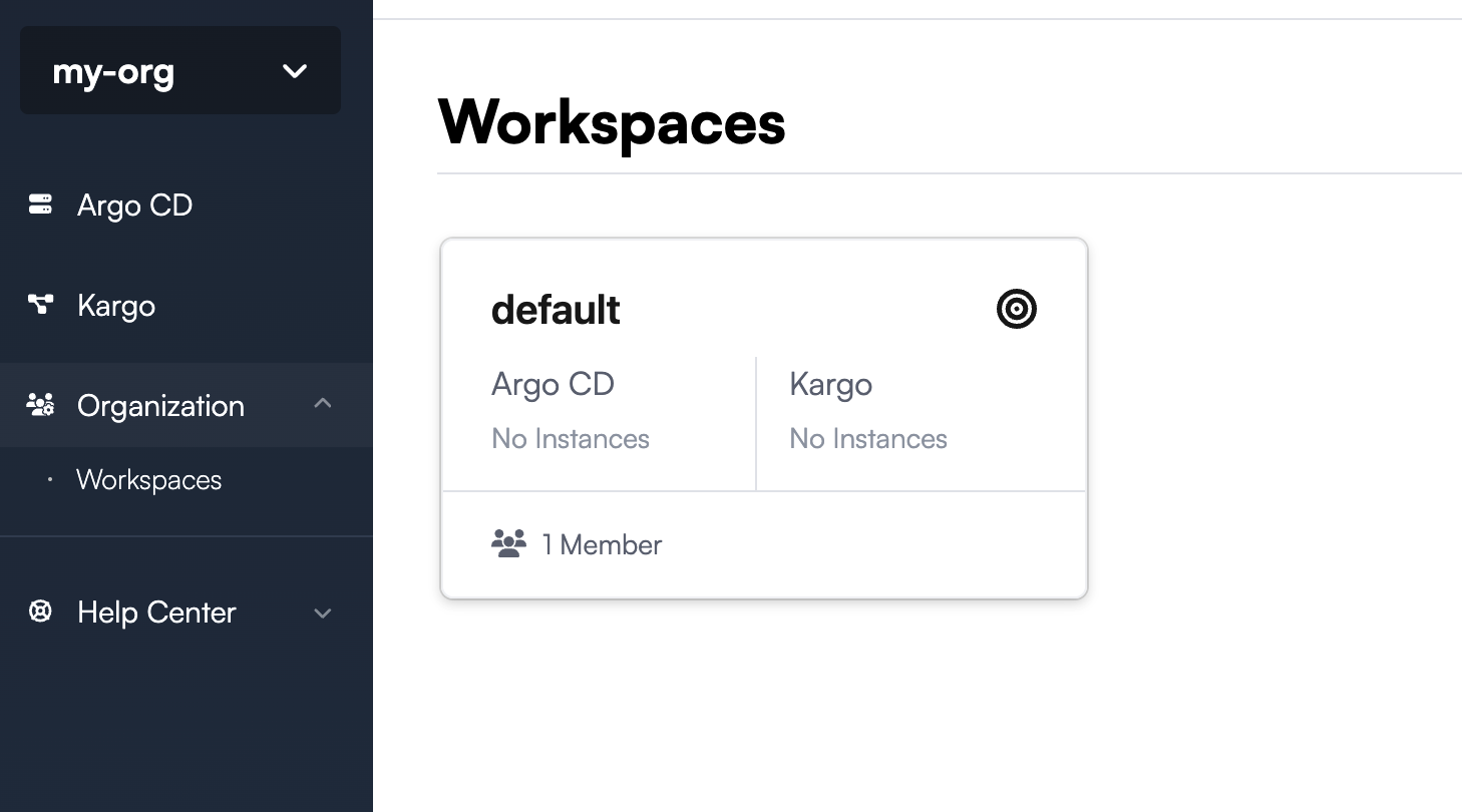 Default Workspace