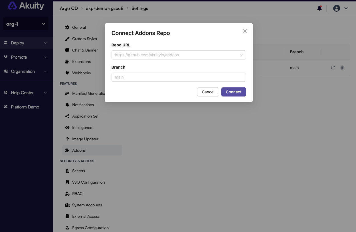 Connect Addons Repo