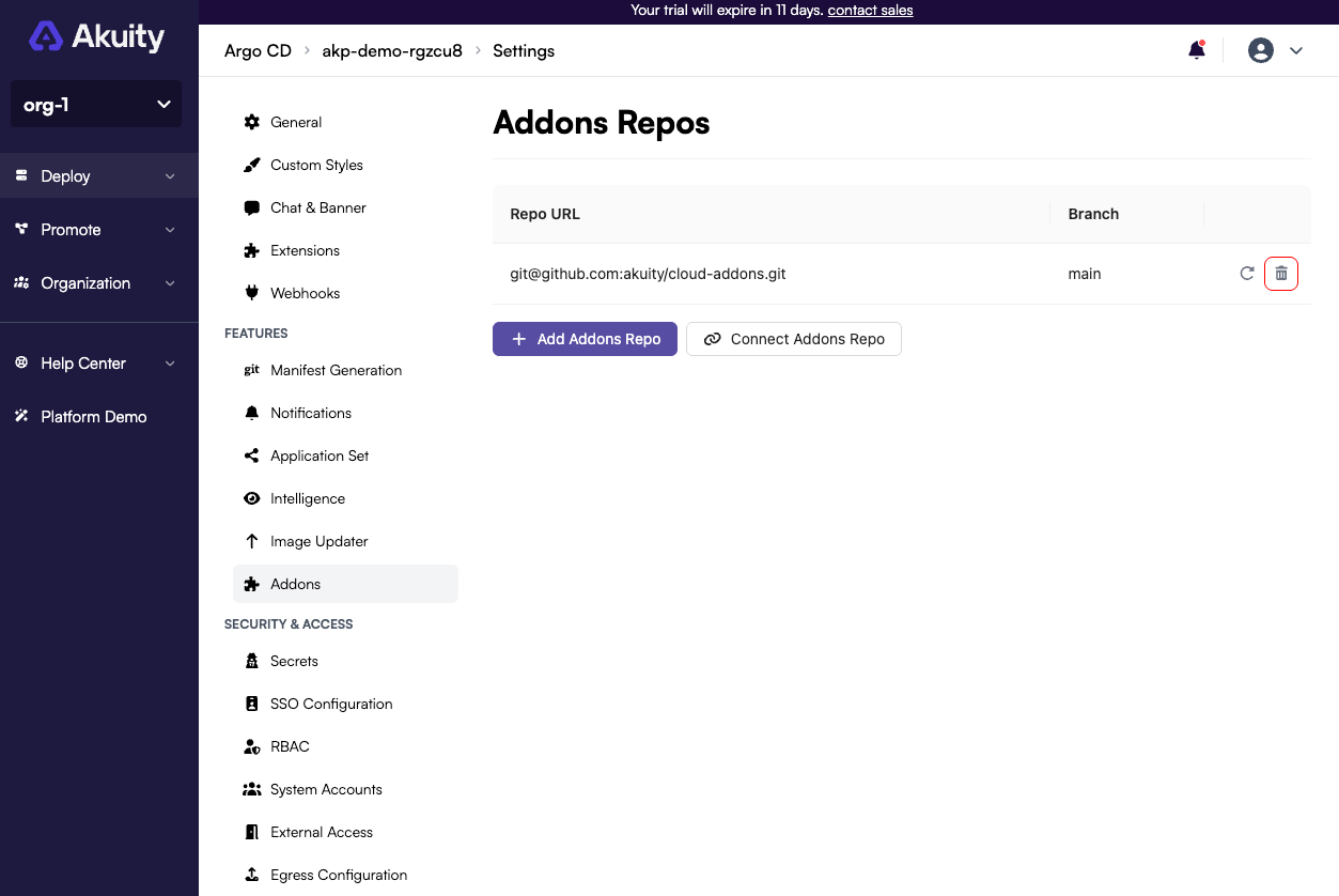 Addon Application