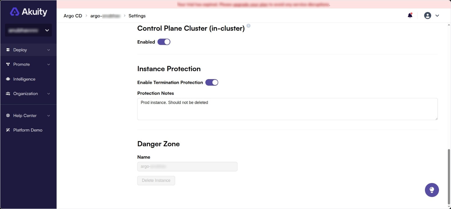Instance Termination Protection