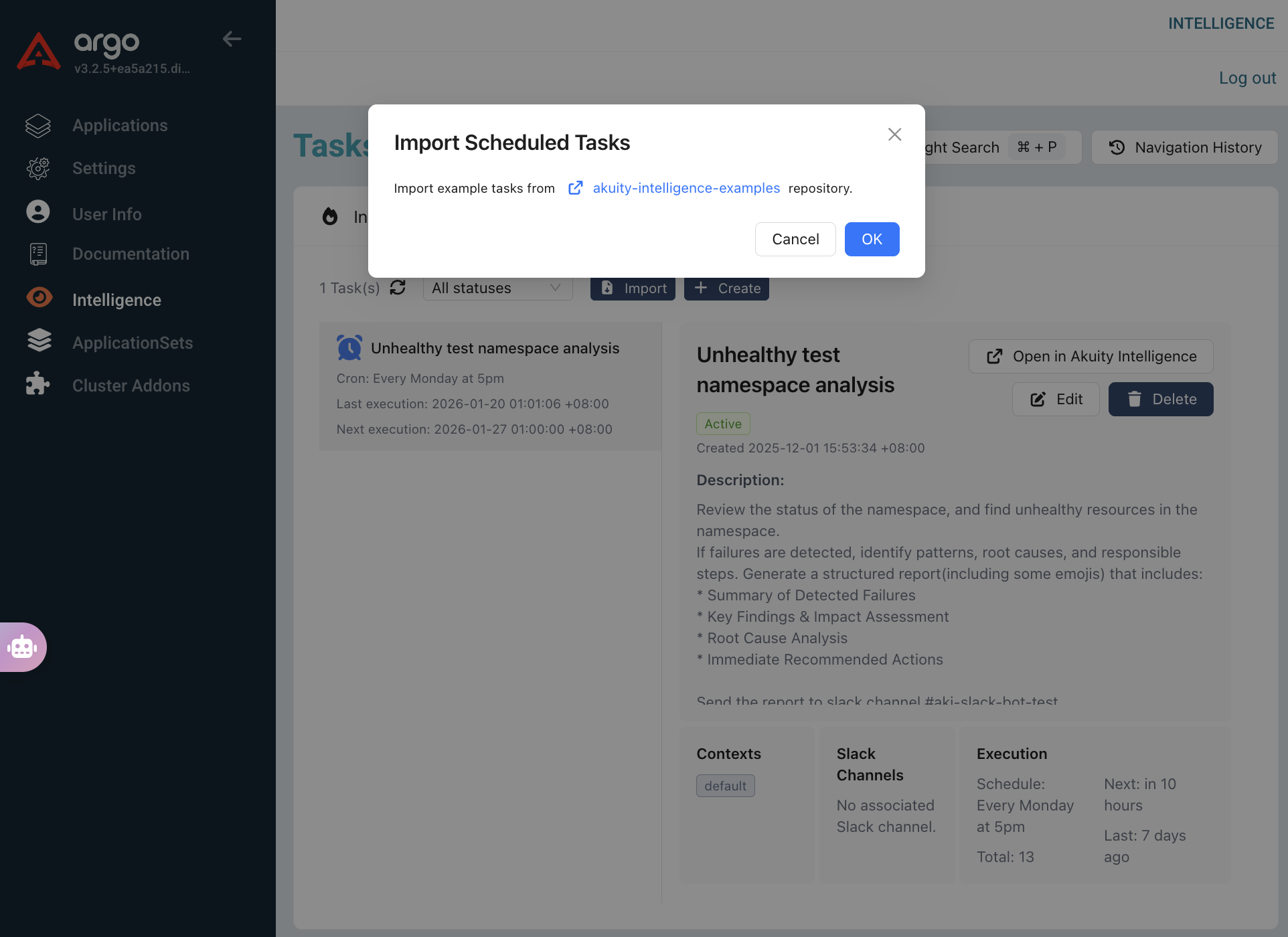Example Tasks