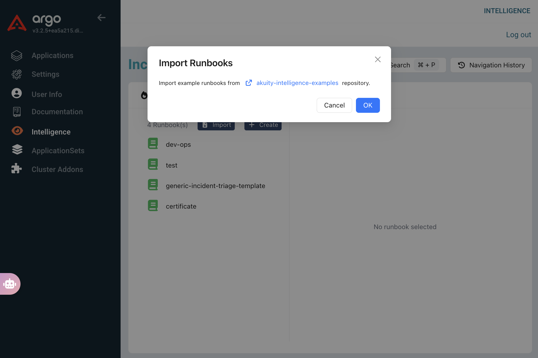 Example Runbooks