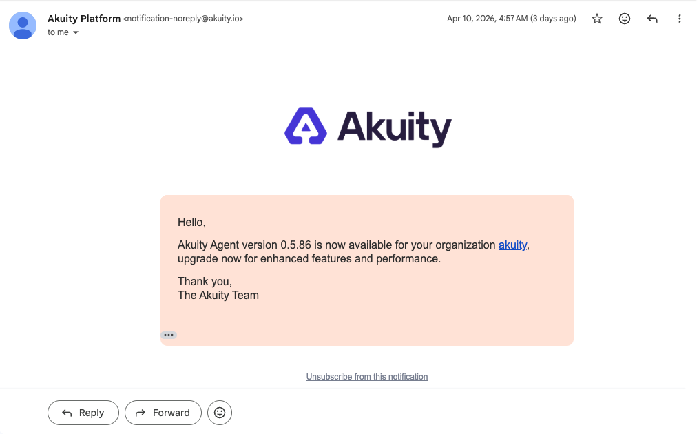 Email Notifications