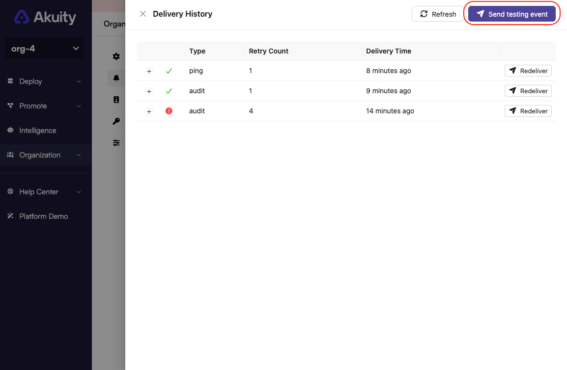 Webhook Testing