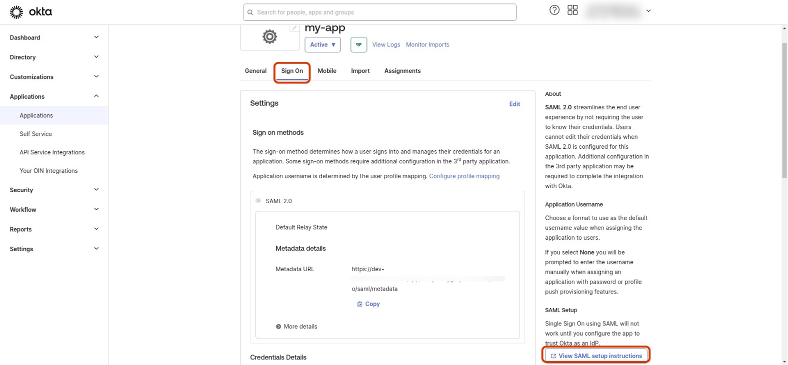 App Details Page