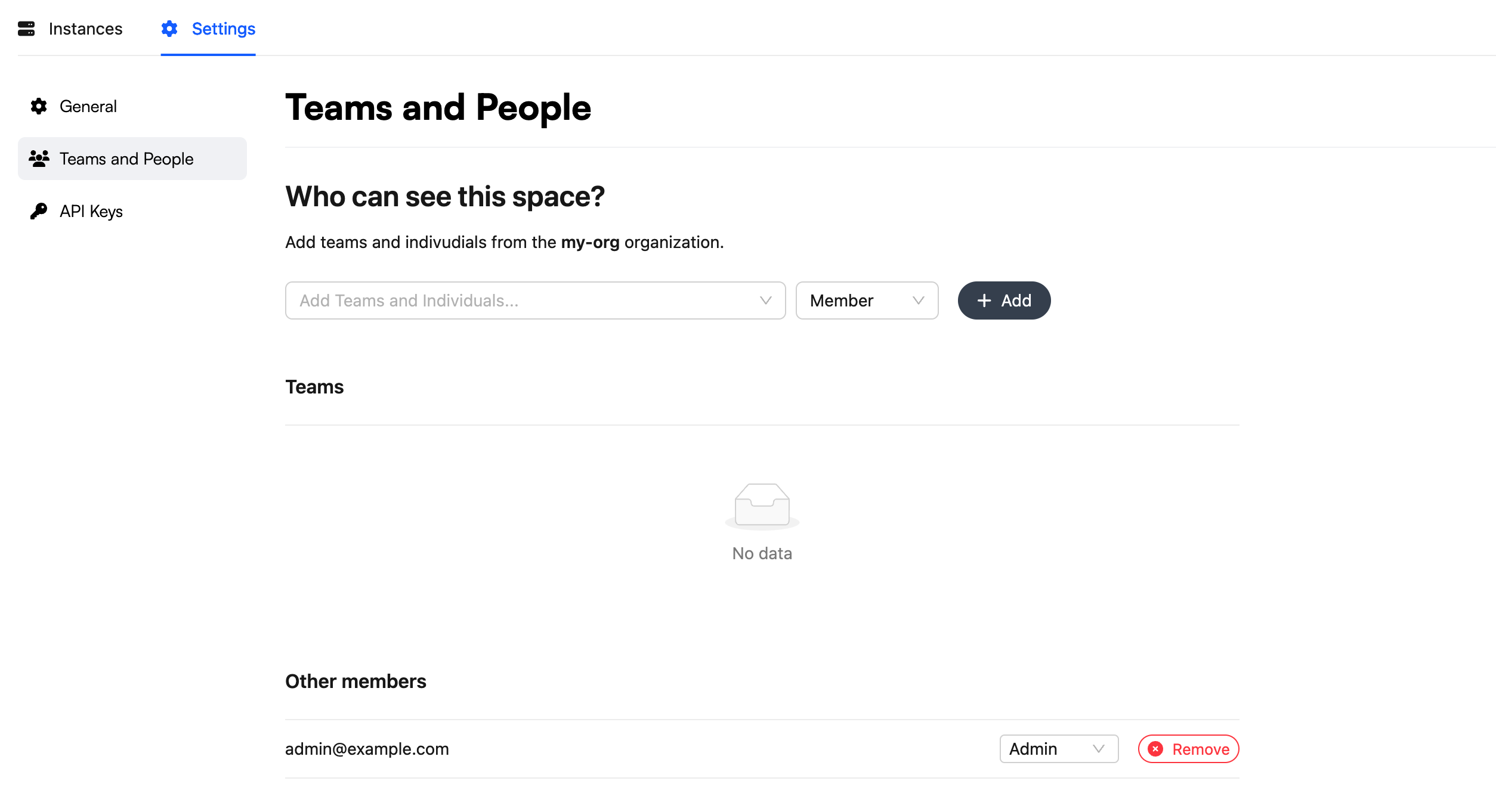 Workspace Settings